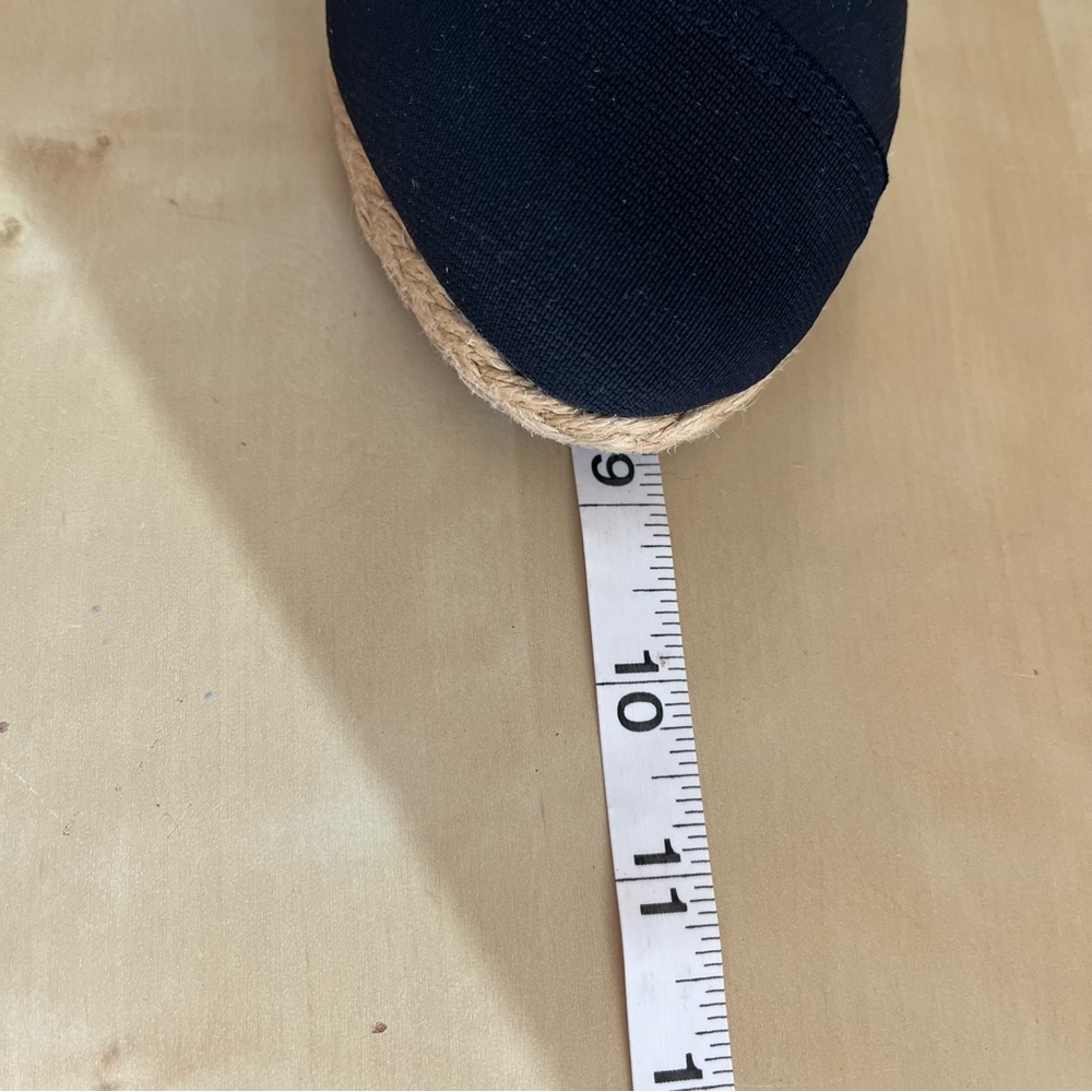 Lauren Ralph Lauren Dark Navy Espadrille Wedge Sandals - Picture 8 of 8